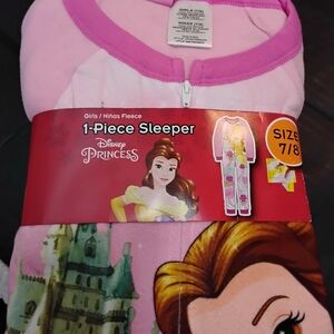 Disney Princess Pink Fleece Kids Pajamas